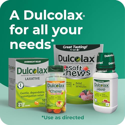 Dulcolax Stimulant Laxative Tablets (100 Count) Gentle Overnight Constipation Relief Dulcolax uk supplements