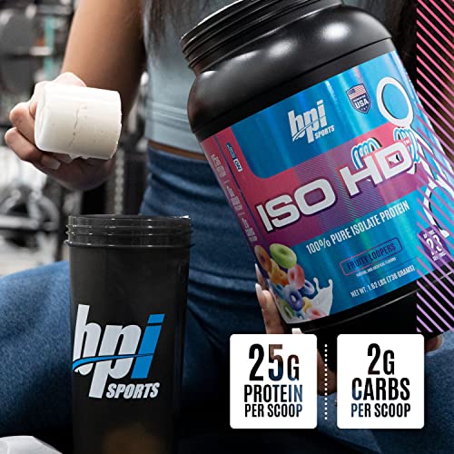 BPI Sports ISO HD – 100% Whey Protein Isolate Powder – Muscle Growth, Recovery BPI Sports uk supplements