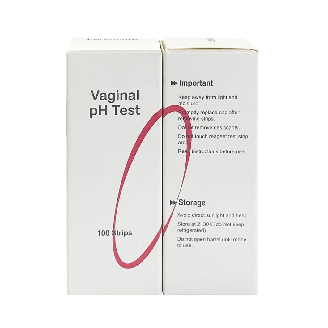 Vaginal pH Test -100 Strips BV Test Kit at Home for Women Feminine pH Test, Value Pack Monitor My Store uk supplements