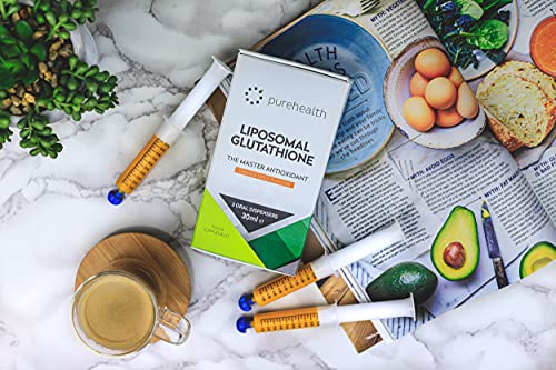 The Most Bioavailable Liposomal Glutathione on The Market Unique Patented Formula Pure Health uk supplements