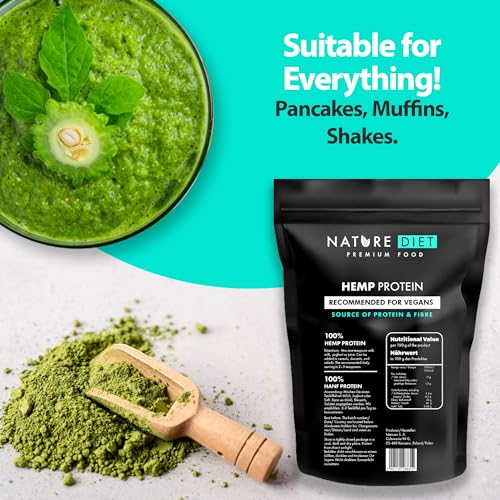 Nature Diet - Hemp Protein 1000g , Vegan , Protein Powder , Plant-Based Nature Diet uk supplements