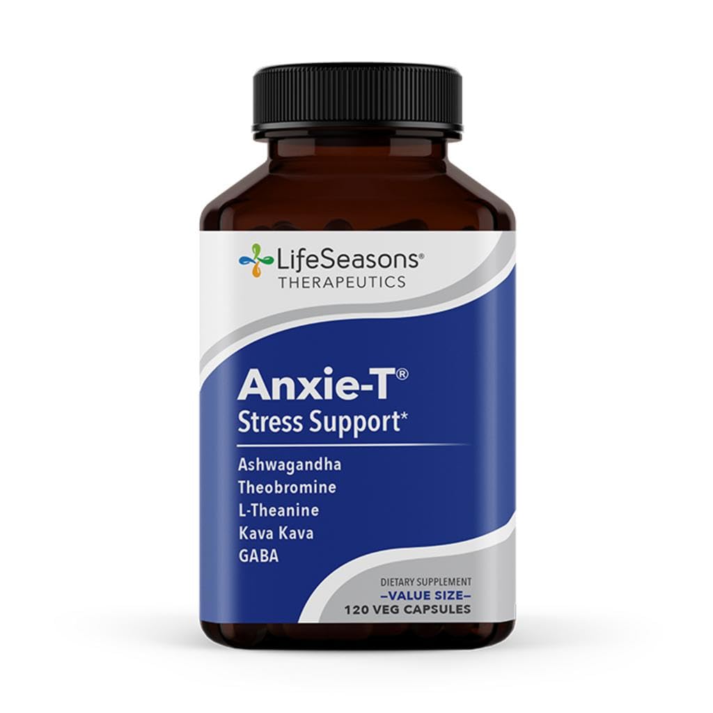Anxie-T - Stress Relief Supplement - Supports Mood & Mental Focus - Feel Calm LifeSeasons uk supplements