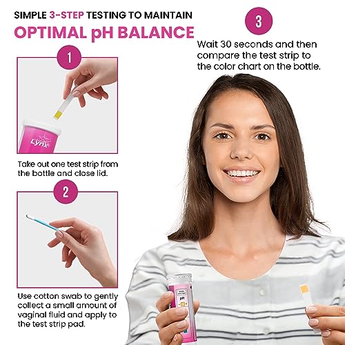 5-Minute Vaginal pH Test Kit for Women - 50 Premium-Quality Vaginal Heath pH Test Strips Included Leaping Lynx uk supplements