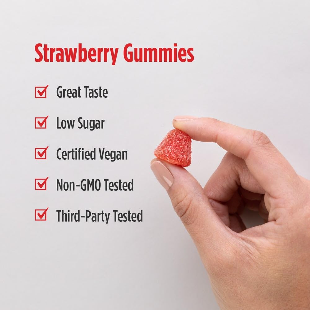 Nordic Naturals CoQ10 Gummies, Strawberry - 60 Gummies - 100 mg Coenzyme Q10 (CoQ10) - Great Taste - Heart Health, Cellular Energy Production, Antioxidant Support - Non-GMO, Vegan - 60 Servings Nordic Naturals uk supplements