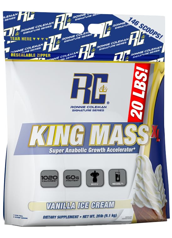 Ronnie Coleman Signature Series King Mass XL Mass Gainer Protein Powder, Muscle Gainer Ronnie Coleman Signature Series uk supplements