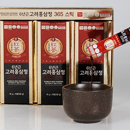6 Years Red Ginseng 365 Stick Korea ginseng uk supplements