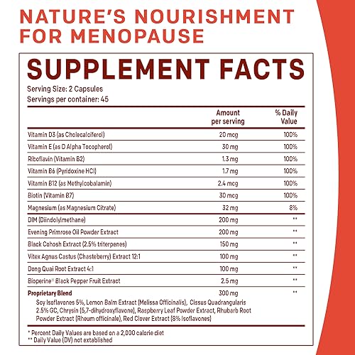 20-in-1 Menopause Supplements for Women - Dim Supplement Women - Estrogen Supplement PrimeMD uk supplements