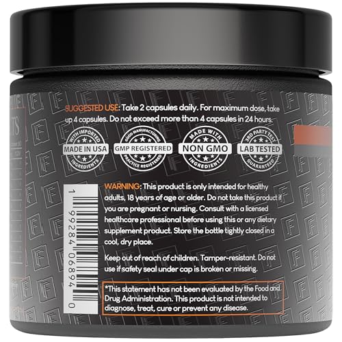 Formulation Factory Nootropic Brain Supplement - Boss Mode Focus & Memory Complex with Lion's Mane, Alpha GPC & Bacopa - Cognitive Support - 120 Capsules, 2 Month Supply Formulation Factory uk supplements