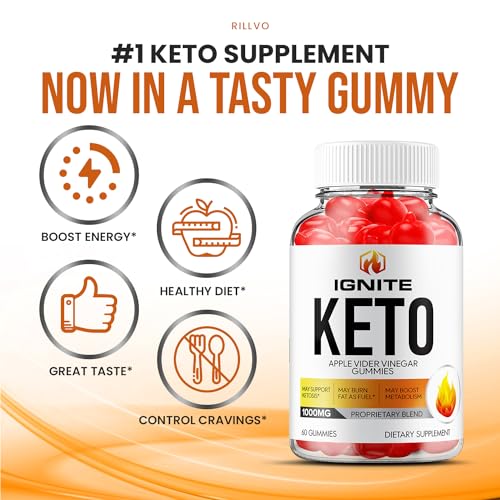 (3 Pack) Ignite Keto ACV Gummies - Official - Keto Ignite ACV Advanced Formula Plus Rillvo uk supplements