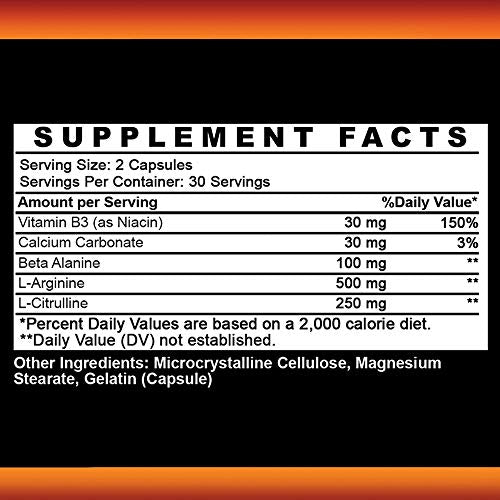 Angry Supplements Monster Test Nitric Oxide Booster Capsules, Extreme N.O Boost Angry Supplements uk supplements