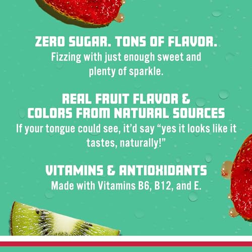 Sparkling Ice, Kiwi Strawberry Sparkling Water, Zero Sugar Flavored Water, with Antioxidant Sparkling ICE uk supplements