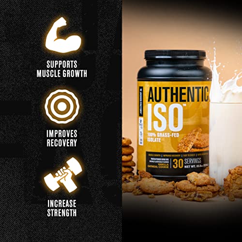 Authentic ISO Grass Fed Whey Protein Isolate Powder - Low Carb, Non-GMO Muscle Jacked Factory uk supplements