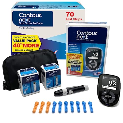 CONTOUR NEXT Blood Glucose Monitoring System – All-in-One Kit Ascensia uk supplements