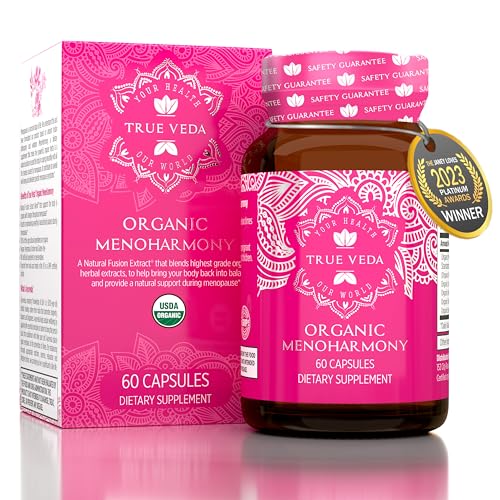 Menopause Supplements for Women - USDA Organic | Menopause Support | Female Hormone True Veda uk supplements