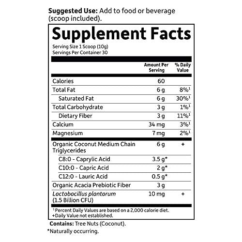Garden of Life Dr. Formulated Keto Organic MCT Powder - 30 Servings, 6g MCTs Garden of Life uk supplements