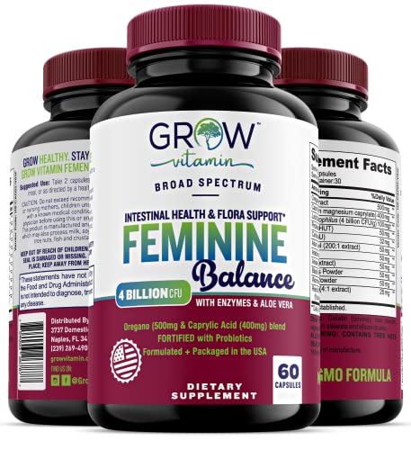 Feminine Balance Complex | Candida Support | Oregano & Caprylic Acid Blend grow vitamin uk supplements