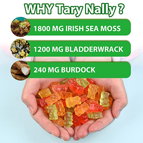 Tary Nally Sea Moss Gummies, Organic Irish Sea Moss Gummies for Adults & Kids Tary Nally uk supplements