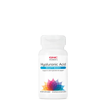 GNC Women's Hyaluronic Acid | Skin Hydrating Daily Supplement | Supports Moistureand GNC uk supplements