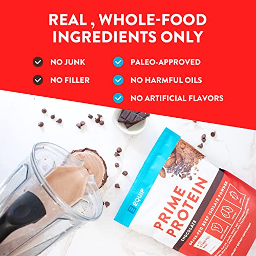 Equip Foods Prime Protein - Grass Fed Beef Protein Powder Isolate - Paleo and Keto Equip uk supplements