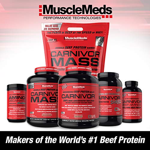 MuscleMeds, Carnivor Beef Protein Isolate Powder 56 Servings, Chocolate, 72 Ounce MuscleMeds uk supplements
