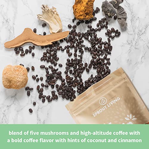 Sprout Living, Epic Protein, Plant Based Protein & Superfoods Powder, Complete Coffee Sprout Living uk supplements