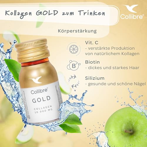 Collibre® Collagen Gold 10000mg 15 x 30ml Strong Liquid Drink Collibre uk supplements