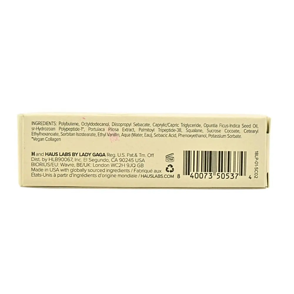 HAUS LABS BY LADY GAGA PhD Hybrid Hydrating Tinted Lip Oil Neutral Clear, Clean Vegan Lip Gloss Balm, Non-Sticky Shine, Moisturizing, 0.25 oz Haus Laboratories uk supplements