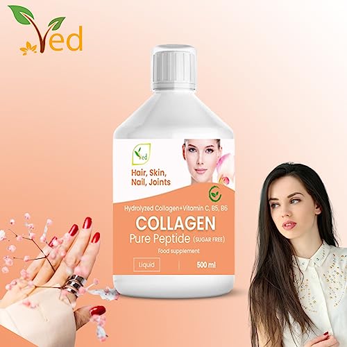 Liquid Collagen Peptides Supplement, Faster Absorption Dietary Hydrolyzed Drink Ved uk supplements