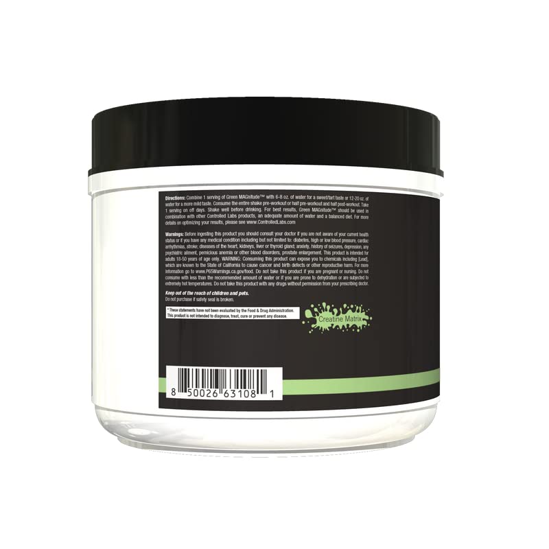 CONTROLLED LABS Green Magnitude Supplement, Synergistic Creatine Formula Powder CONTROLLED LABS uk supplements