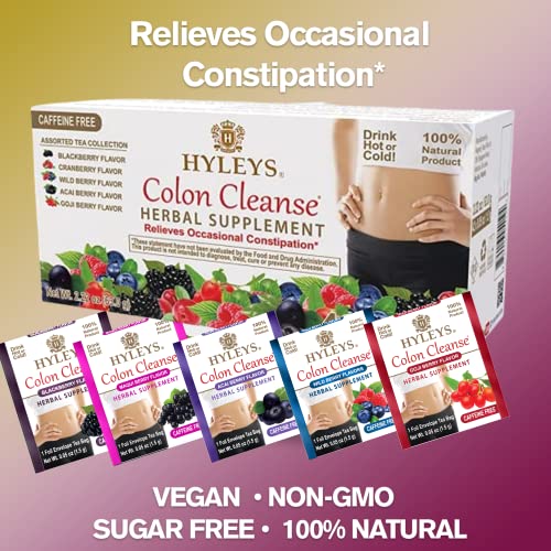Hyleys Colon Cleanse Tea Assorted Flavors - 42 Tea Bags (12 Pack - 504 Tea Bags Total) HYLEYS uk supplements