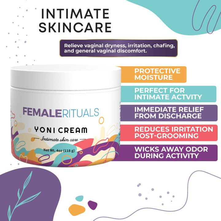 FEMALE RITUALS Vulva Moisturizing Cream - Vulva Care Balm - Clinically Tested Vaginal Moisturizer FEMALE RITUALS uk supplements