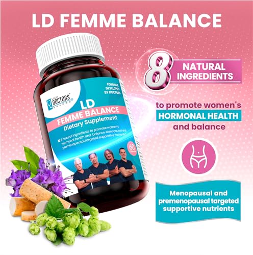 Latin Doctors Femme Balance Supplement, Supports Hormone Balance, Menopausal & Premenopausal LATIN DOCTORS PHARMA uk supplements