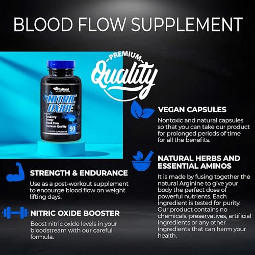 VitaHalal Nitric Oxide Supplement - Powerful Nitric Oxide Booster for Men to Support Blood VitaHalal uk supplements