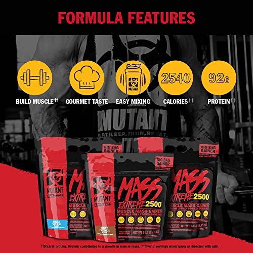 Mutant Mass Extreme Gainer Whey Protein Powder, Build Muscle Size & Strength with High Mutant uk supplements