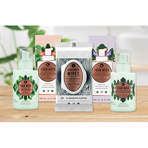 L. Fragrance Free Period Care Foaming Wash, pH Balanced, Free from Fragrances, Sulfates L. uk supplements