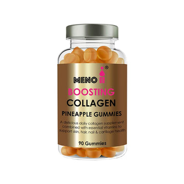 Meno® Boosting Collagen Natural Pineapple 90 Gummies Meno II uk supplements