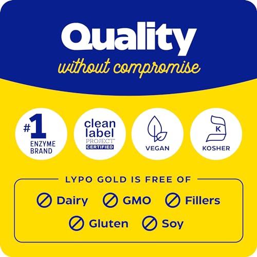 Enzymedica Lypo Gold, Digestive Enzymes for Fat Digestion, Offers Fast Acting Gas Enzymedica uk supplements