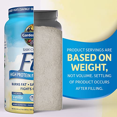 Garden of Life Raw Organic Fit Vegan Protein Powder Vanilla, 28g Plant Based Protein Garden of Life uk supplements
