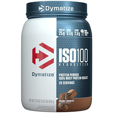 Dymatize ISO100 Hydrolyzed Protein Powder, 100% Whey Isolate , 25g of Protein, 5.5g BCA Dymatize uk supplements