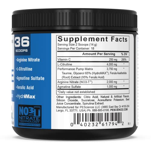 PEScience High Volume + Prolific Pre-Workout Stack, Powerful Nitric Oxide & Energy PEScience uk supplements