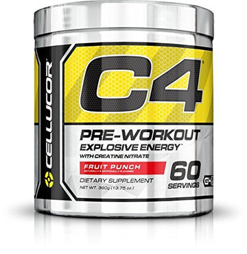 Cellucor C4 Explosive Pre Workout w/Creatine Nitrate - 60 Servings - Fruit Punch Cellucor uk supplements
