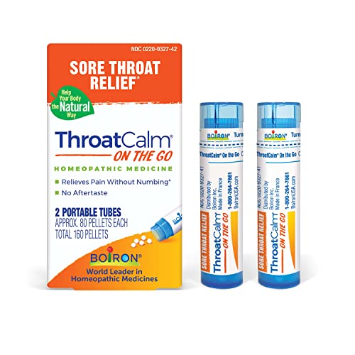 Boiron ThroatCalm On The Go for Pain Relief from Red, Dry, Scratchy, Sore Throats and Hoarseness Boiron uk supplements