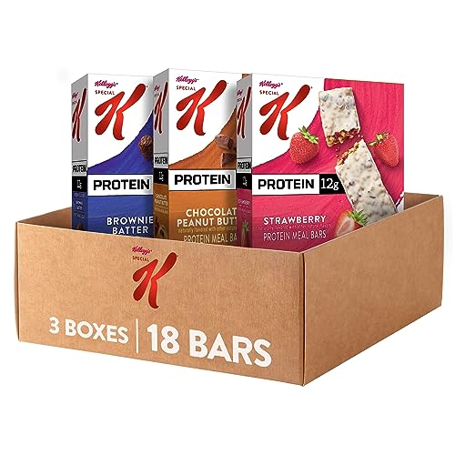 Kellogg's Special K Protein Meal Bars, Meal Replacement, Bulk Protein Snacks, Variety Pack Special K uk supplements