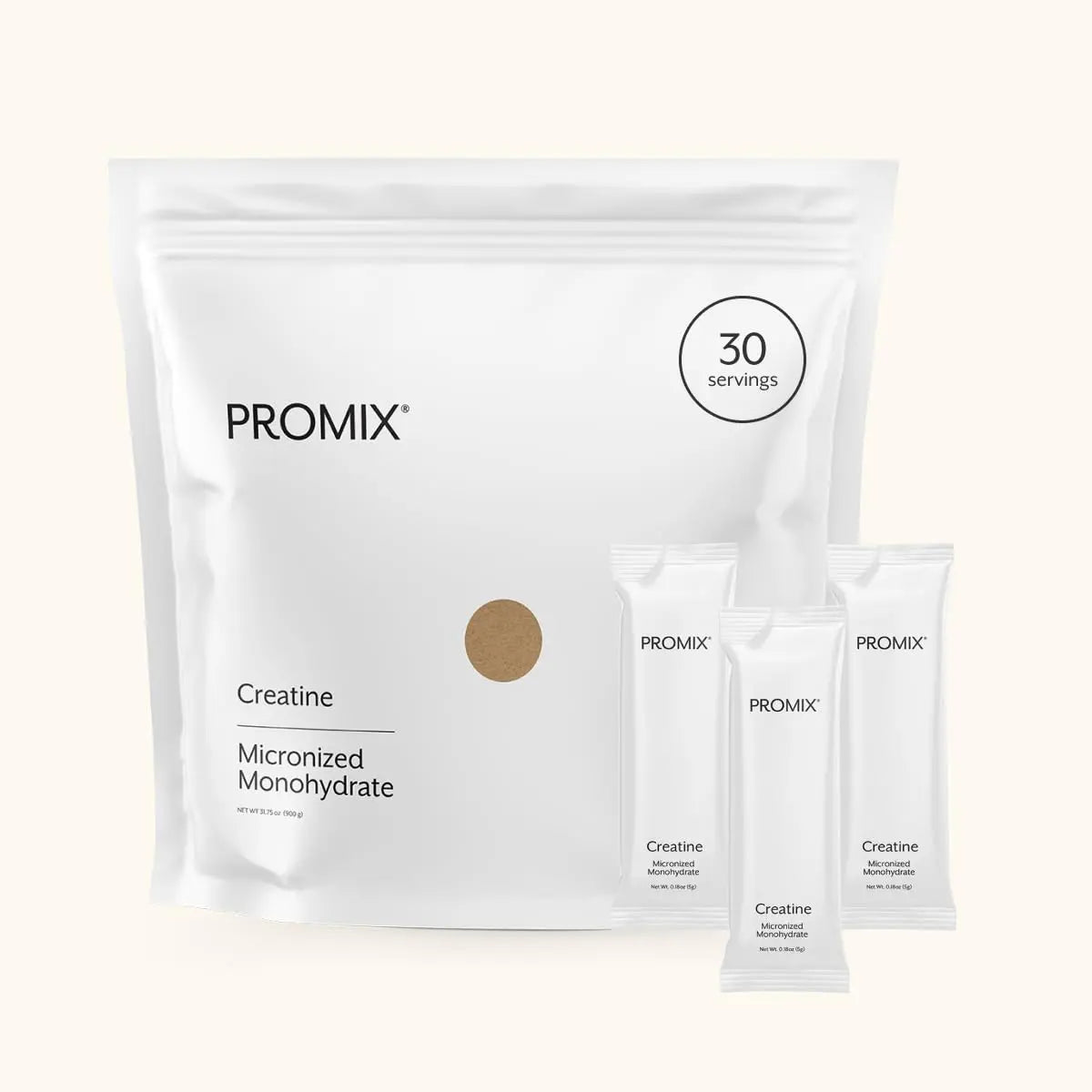 ProMix Nutrition Creatine Monohydrate Travel Packs, 5g of micronized Clean Creatine for Men and Women, Supports Muscle Growth & Recovery, Vegan - 30 Servings ProMix Nutrition uk supplements
