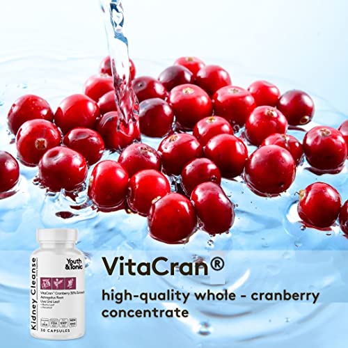 Youth & Tonic Kidney Cleanse Detox for Residual Metabolic Waste & Excess Body Water for Urinary Tract Youth & Tonic uk supplements