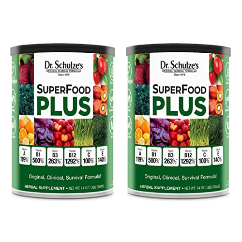 Dr. Schulze’s | SuperFood Plus | Vitamin & Mineral Herbal Concentrate | Dietary Supplement Dr. Schulze's uk supplements