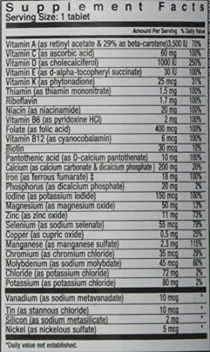 Windmill MILLTRIUM H/P Multi-VIT TAB 100 (061AM) Windmill uk supplements