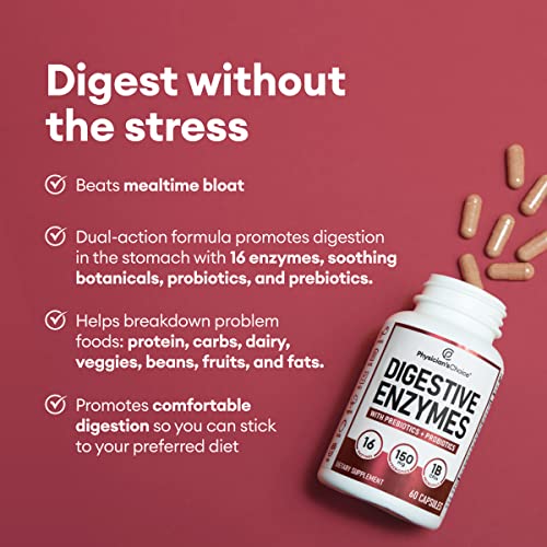 Physician's CHOICE Digestive Enzymes - Multi Enzymes, Organic Prebiotics & Probiotics Physician's CHOICE uk supplements