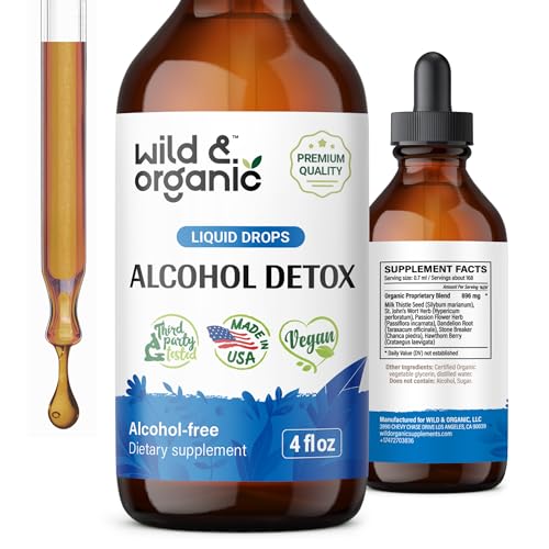 Wild & Organic Alcohol Detox Supplement - Liver Cleance & Repair Formula - Anti Alcohol Wild & Organic uk supplements